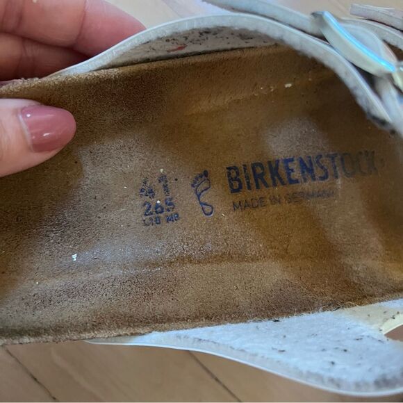 BIRKENSTOCK Florida Fresh Soft Footbed Narrow Width Multicolor Flats 10 - Picture 12 of 15